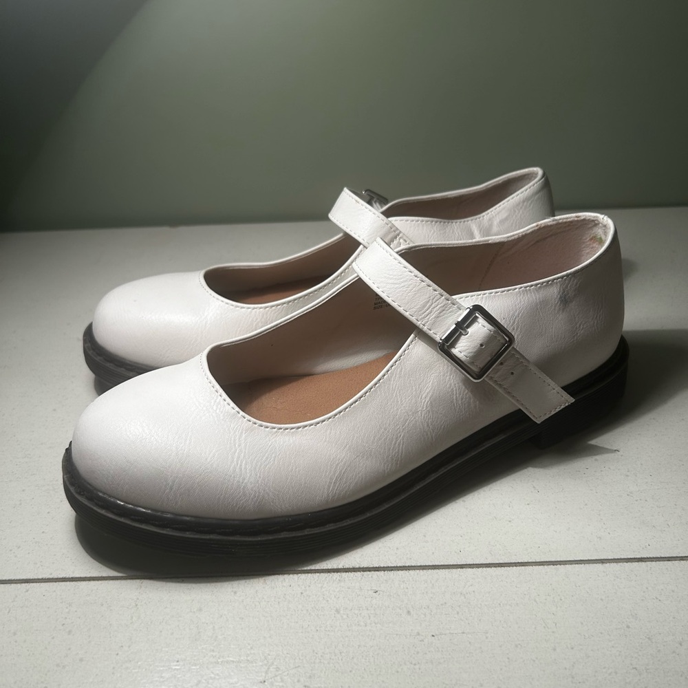 Torrid White Mary Jane Flats